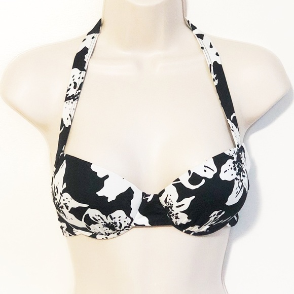 🆕 Lark & Ro floral padded push up bikini t… - Picture 1 of 12